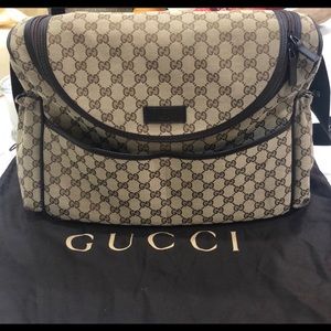 Gucci diaper bag